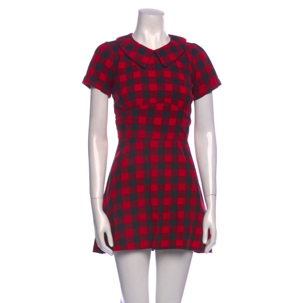 Reformation plaid dress